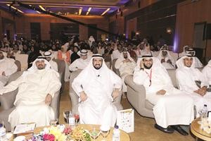 طارق السويدان وسليمان العقيلي يتقدمان الحضور
