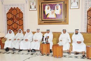 عبدالعزيز السمحان خلال اللقاء متين غوزال

