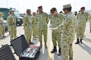 اللواء مهاشم الرفاعي يتفقد اجهزة قوة الواجب﻿