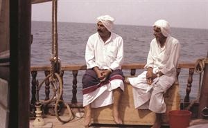 معرفي اثناء احدى رحلاته البحرية