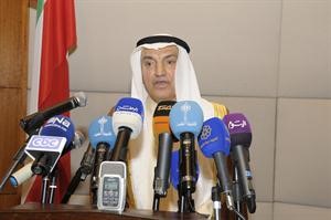 المستشار محمد ابوالحسن متحدثا في اللقاء﻿