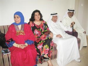 السنعوسي والمسباح وعلي السبتي ونجلاء النقي خلال اللقاء﻿
