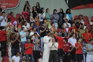 سوريون يهتفون لصالح المنتخب السوري﻿