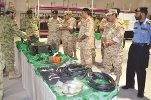اللجنة المشتركة تتفقد مشبهات لعبات الحرب
