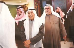 العم ابراهيم التركيت مع انور العوضي