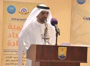 متعب العتيبي خلال الحفل﻿