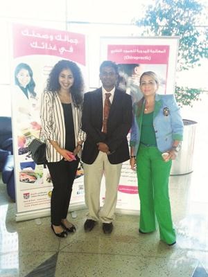 مركز طيبة للتأهيل والعلاج الطبيعي ومركز طيبة للعيادات التخصصية فرع الفنطاس يرعى الندوة «لنحمي عظامهم من السكليوسيس ـ الجنف» في وزارة النفط الكويتية