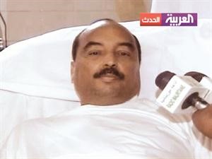 صورة تلفزيونية ماخوذة من العربية نت للرئيس الموريتاني محمد ولد عبدالعزيز
