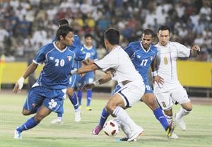 من مواجهة الازرق والفلبين السابقة في تصفيات كاس العالم 	هاني الشمري﻿