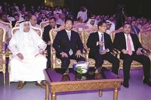 ضيوف هيونداي من كوريا خلال حضور الحدث
