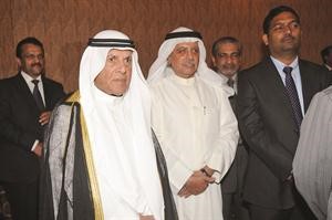 العم ناصر الساير مشاركا في حفل الاستقبال