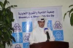 عبدالله الانبعي ملقيا كلمته في افتتاح المهرجان
