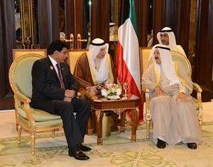 صاحب السمو الامير خلال لقائه رئيس باكستان﻿