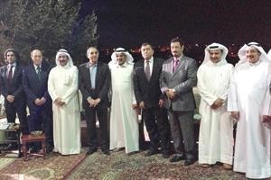 جمال الشهاب خلال لقائه عددا من رجال العدل والقضاء في الاردن بحضور السفير د حمد الدعيج