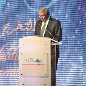عبدالله الشرهان رئيس مجلس الامناء وراعي الحفل