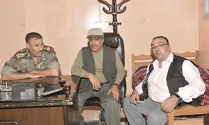 العميد مثقال بطيش مع الزميلين عدنان الراشد واسامة دياب