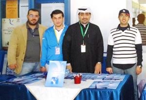 اعضاء المجلس في استقبال الطلبة المستجدين﻿