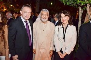 سفراء فرنسا والهند وروسيا﻿