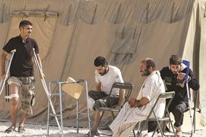 معارضون مصابون في مخيم الزعتري بالاردن افپ