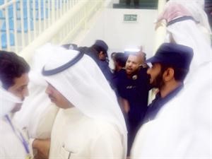 هوشة بين مناصري القائمتين والشرطة تسعى لفك الشجار ﻿