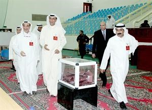 فيصل الجزاف تفقد بعض اللجان الانتخابية﻿