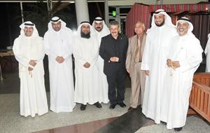 ممجبل المطوع مرحبا بضيوف المركز العلمي لمشاهدة العرض الاول للفيلم
