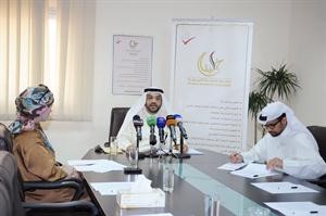 دعلي الشهاب خلال المؤتمر الصحافي 	قاسم باشا﻿