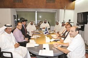 جانب من لقاء محسام الخرافي بالمهندسين المصريين﻿