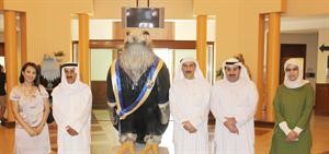 دعبدالرضا اسيري خلال افتتاح المعرض﻿