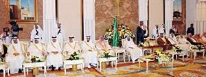 خادم الحرمين الشريفين يستقبل الامراء والمفتي العام والعلماء والوزراء وضباط ومنسوبي امن الحج والاسرة الكشفية في الحج واس
