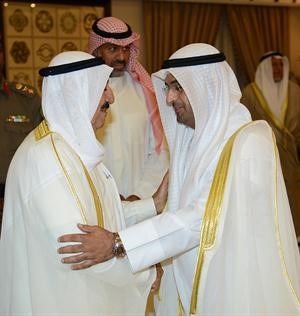 صاحب السمو الامير يتلقى التهاني من دنايف الحجرف
