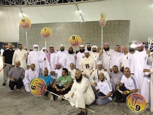 جانب من الحجاج الكويتيين عقب رمي الجمرات﻿