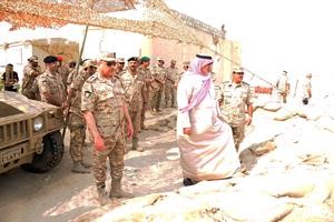  ويطلع على الاوضاع الميدانية لقوة بوبيان
