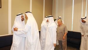 دفاضل صفر يتلقى التهاني من قيادات الاشغال﻿