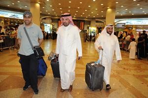 النائب السابق محمد الكندري لدى عودته﻿
