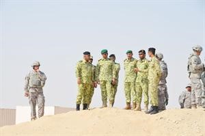 معاينة في ميدان التمرين﻿