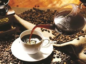 ﻿تحتوي القهوة على كافيين يزيد افراز العصارة الحامضية للمعدة﻿
