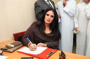 عبير الفواز تسجل اسمها ضمن المرشحين