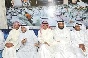 فلاح الصواغ وخالد الطاحوساثناء الاحتفال﻿