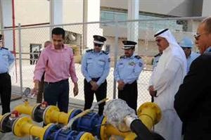 اللواء يوسف الانصاري يطلع على طبيعة المشروع﻿