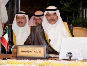 الشيخ صباح الخالد خلال الاجتماع﻿