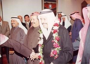 المستشار محمد البناي لدى عودته من رحلة علاج بالخارج