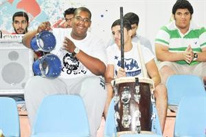 فرحة الجماهير على المدرجات بالمباريات
