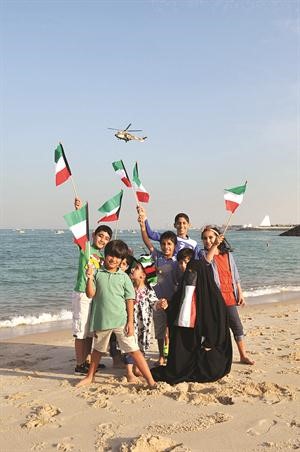 علم الكويت يرفرف﻿