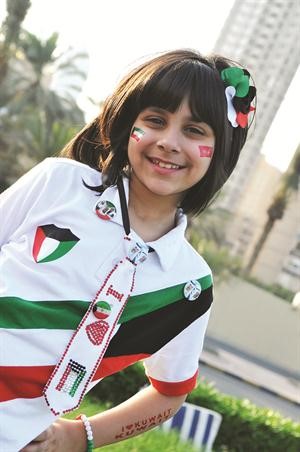 طفلة مشاركة في الاحتفال﻿