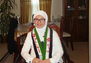 الطفلة التي همست في اذن زوجة اوباما