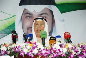 عبدالمطلب الكاظمي متحدثا للحضور﻿