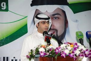 الزميل احمد الفضلي يقدم حفل الافتتاح﻿
