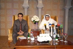 يعقوب الصانع مفتتحا اللقاء مع ناخبيه	عباس مكحل﻿