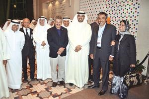 الشيخ محمد العبدالله وممجبل المطوع وزيد الرفاعي وعدد من الحضور